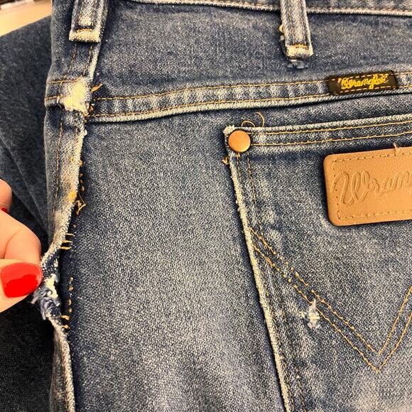 Vtg Wrangler Mens Jeans Size 34 x 34 Blue Denim 936PWD Western Workwear Country - Picture 9 of 9